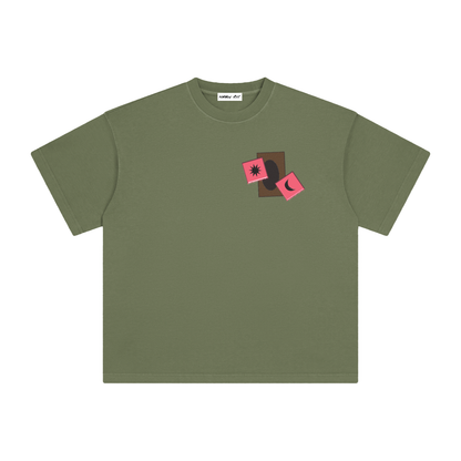 Card & Pink Dice with Logo on Back Vintage Washed Tee