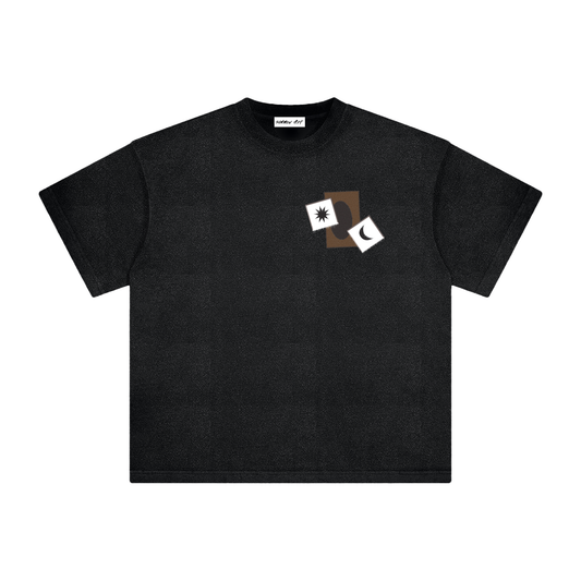 Card & White Dice with Logo on Back Vintage Washed Tee
