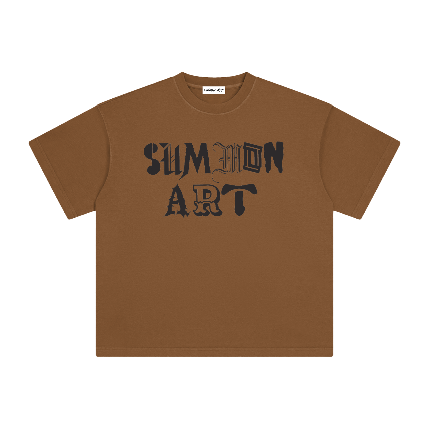Essential Black & White Logo Vintage Washed Tee