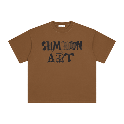 Essential Black & White Logo Vintage Washed Tee