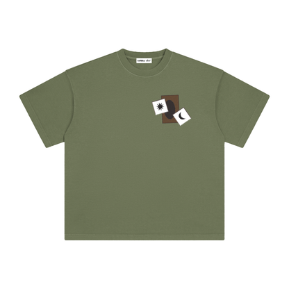 Card & White Dice with Logo on Back Vintage Washed Tee