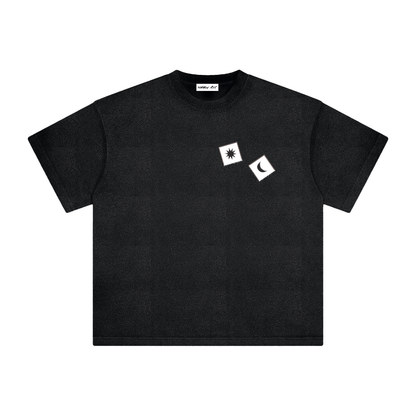 White Dice with Logo on Back Vintage Washed Tee