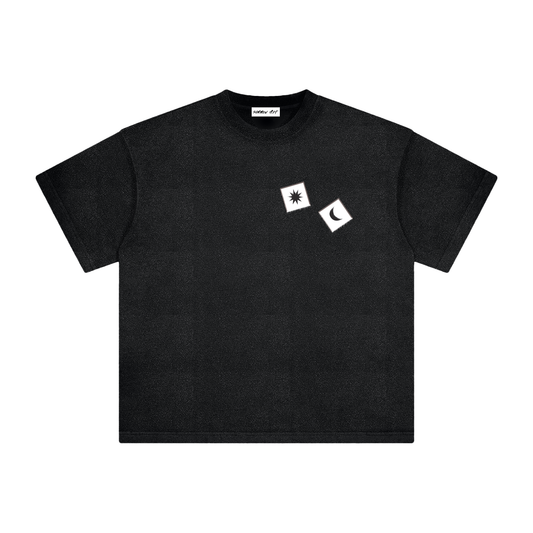 White Dice with Logo on Back Vintage Washed Tee