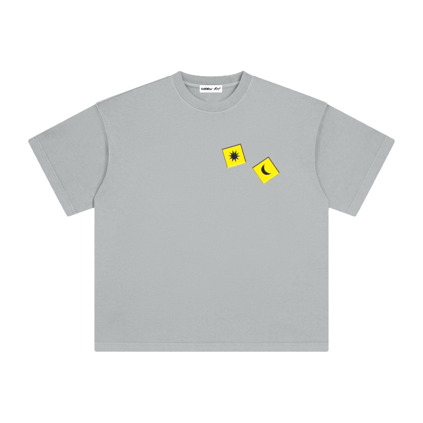 Yellow Dice with Logo on Back Vintage Washed Tee