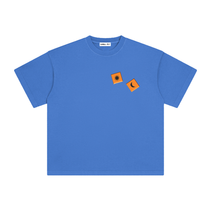 Orange Dice with Logo on Back Vintage Washed Tee