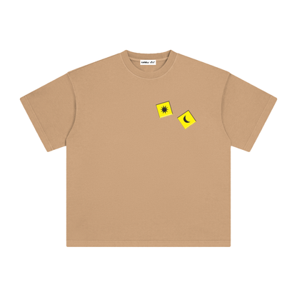 Yellow Dice with Logo on Back Vintage Washed Tee