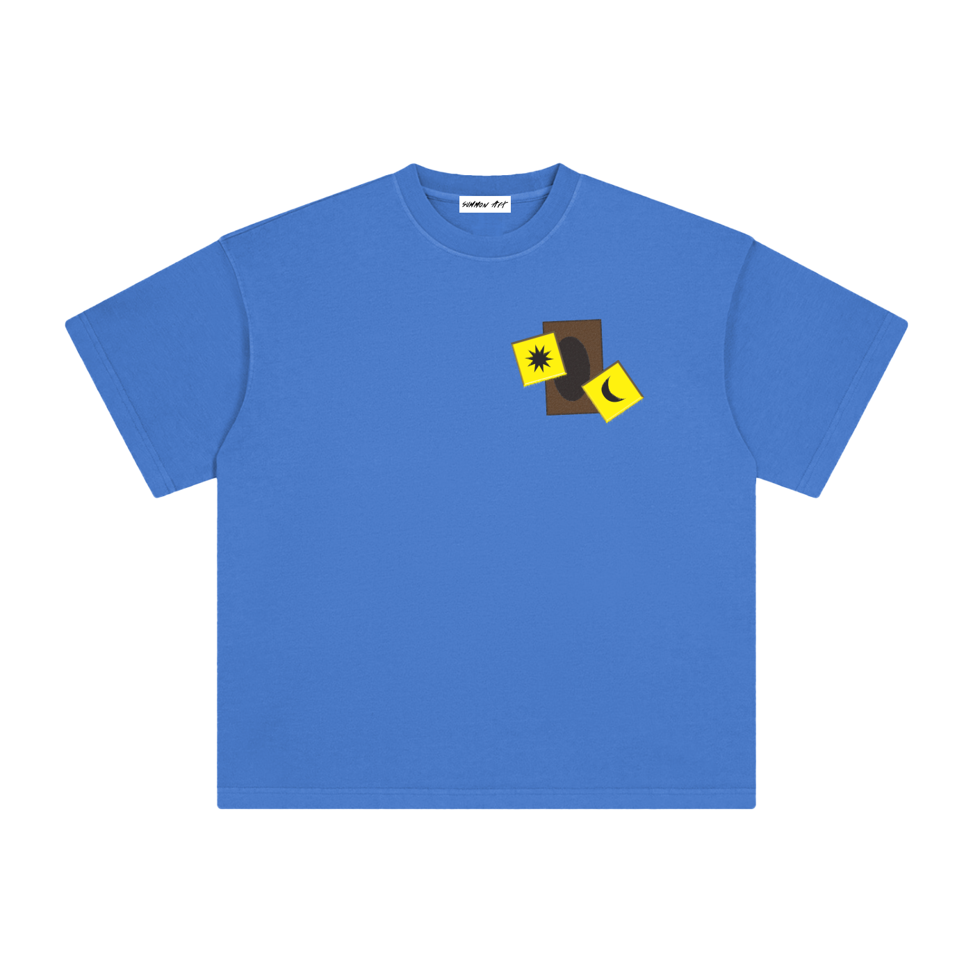Card & Yellow Dice with Logo on Back Vintage Washed Tee