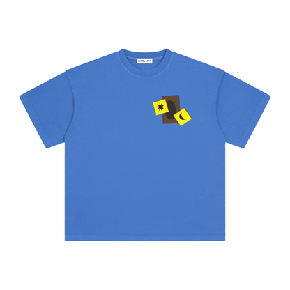 Card & Yellow Dice with Logo on Back Vintage Washed Tee