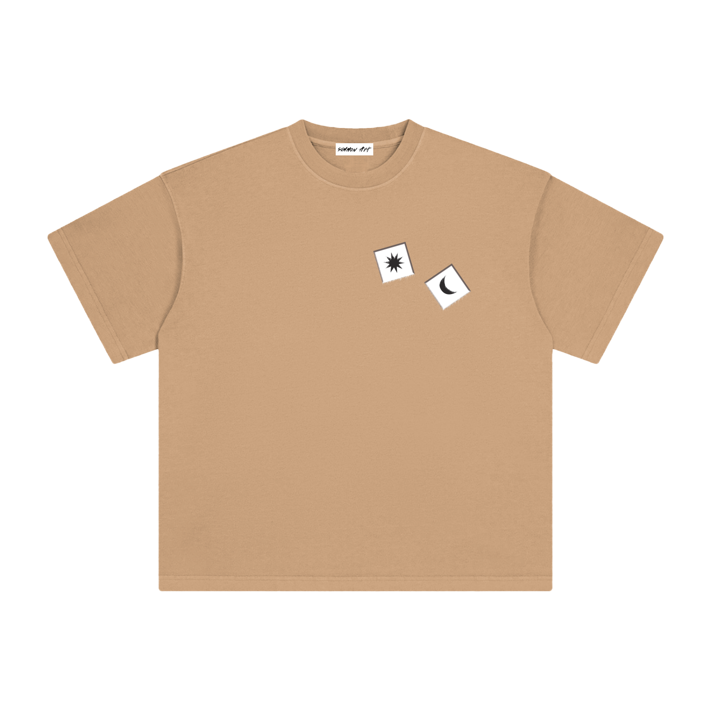 White Dice with Logo on Back Vintage Washed Tee