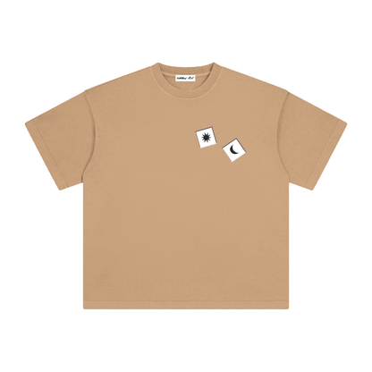 White Dice with Logo on Back Vintage Washed Tee