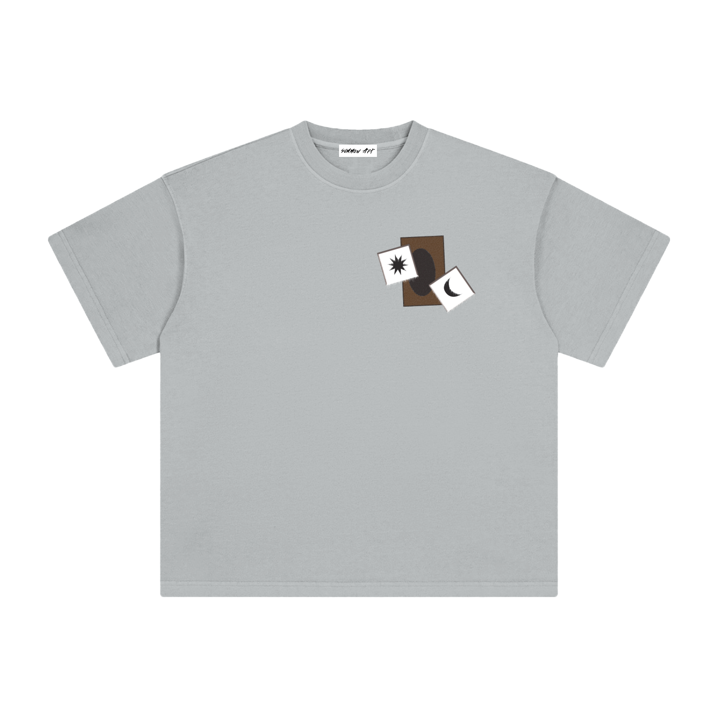 Card & White Dice with Logo on Back Vintage Washed Tee