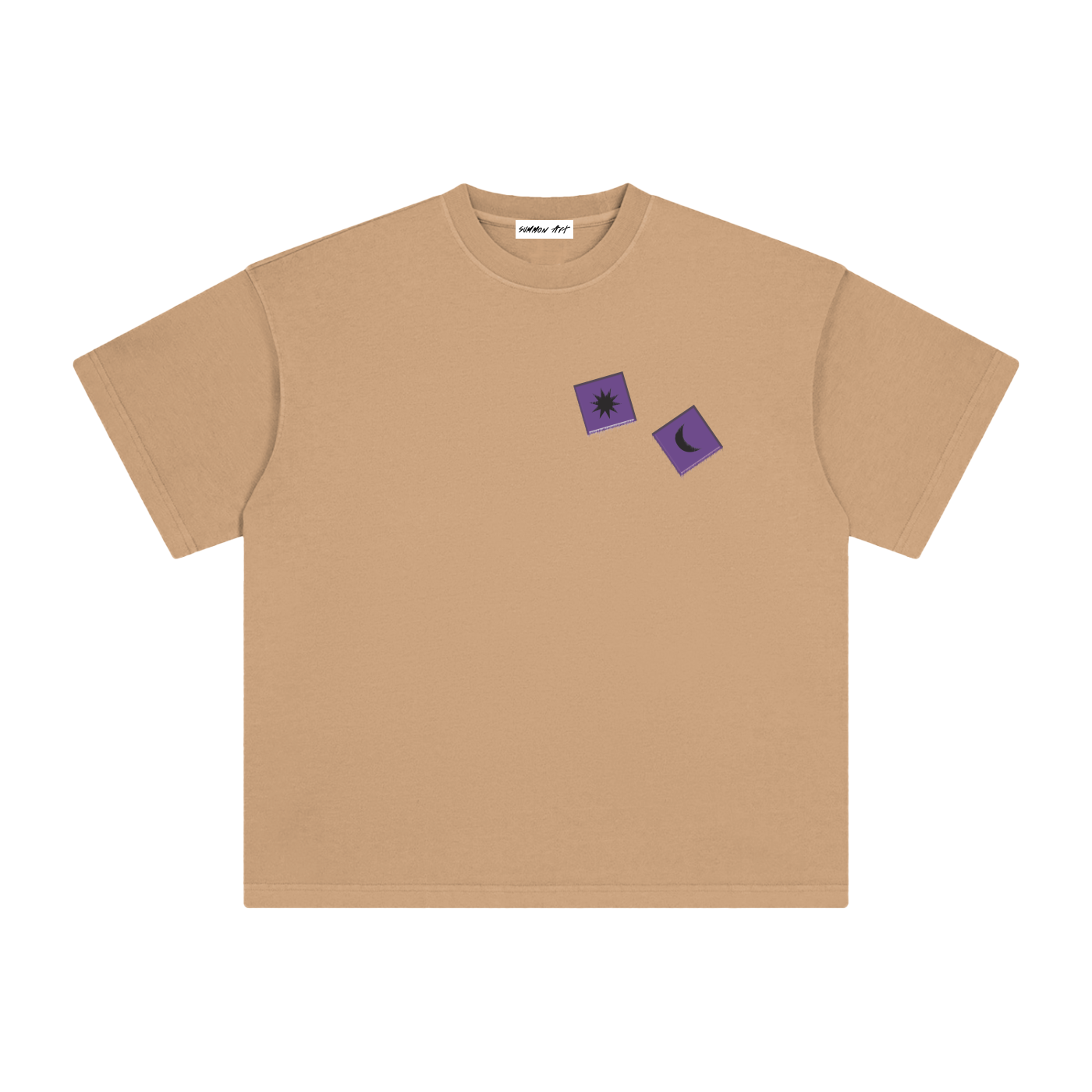 Purple Dice with Logo on Back Vintage Washed Tee