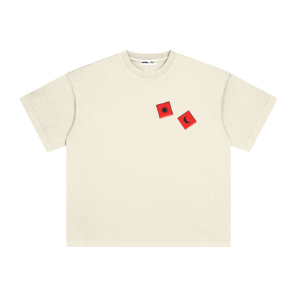 Red Dice with Logo on Back Vintage Washed Tee