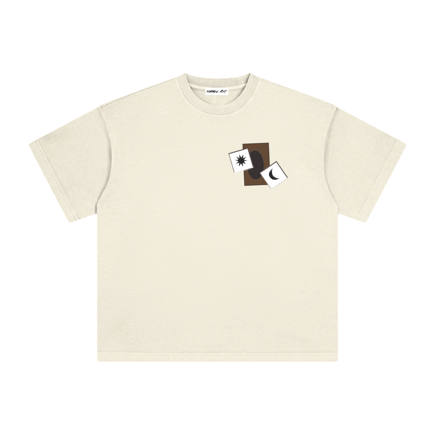 Card & White Dice with Logo on Back Vintage Washed Tee