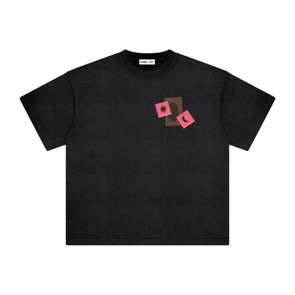 Card & Pink Dice with Logo on Back Vintage Washed Tee