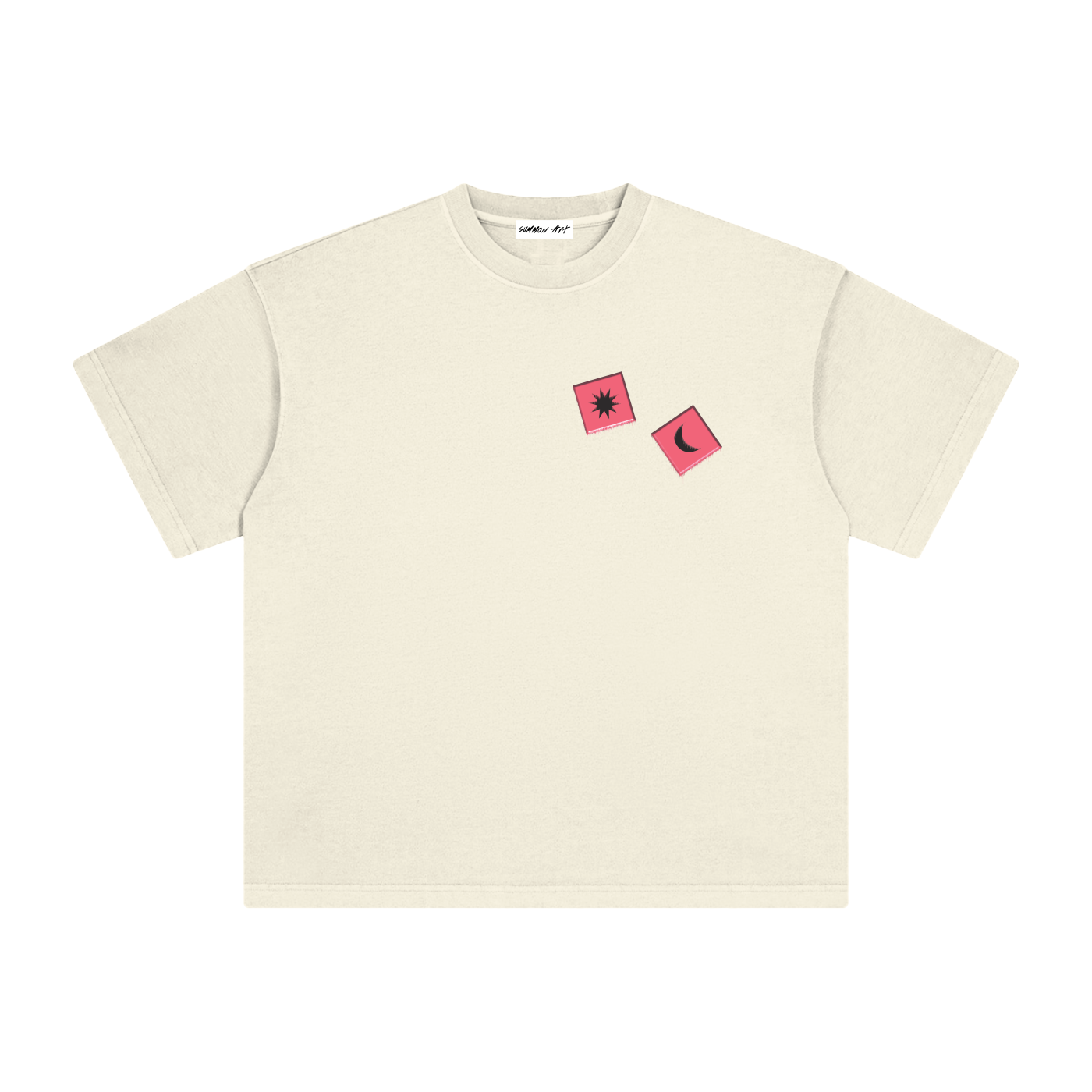 Pink Dice with Logo on Back Vintage Washed Tee