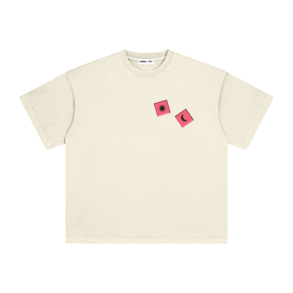 Pink Dice with Logo on Back Vintage Washed Tee