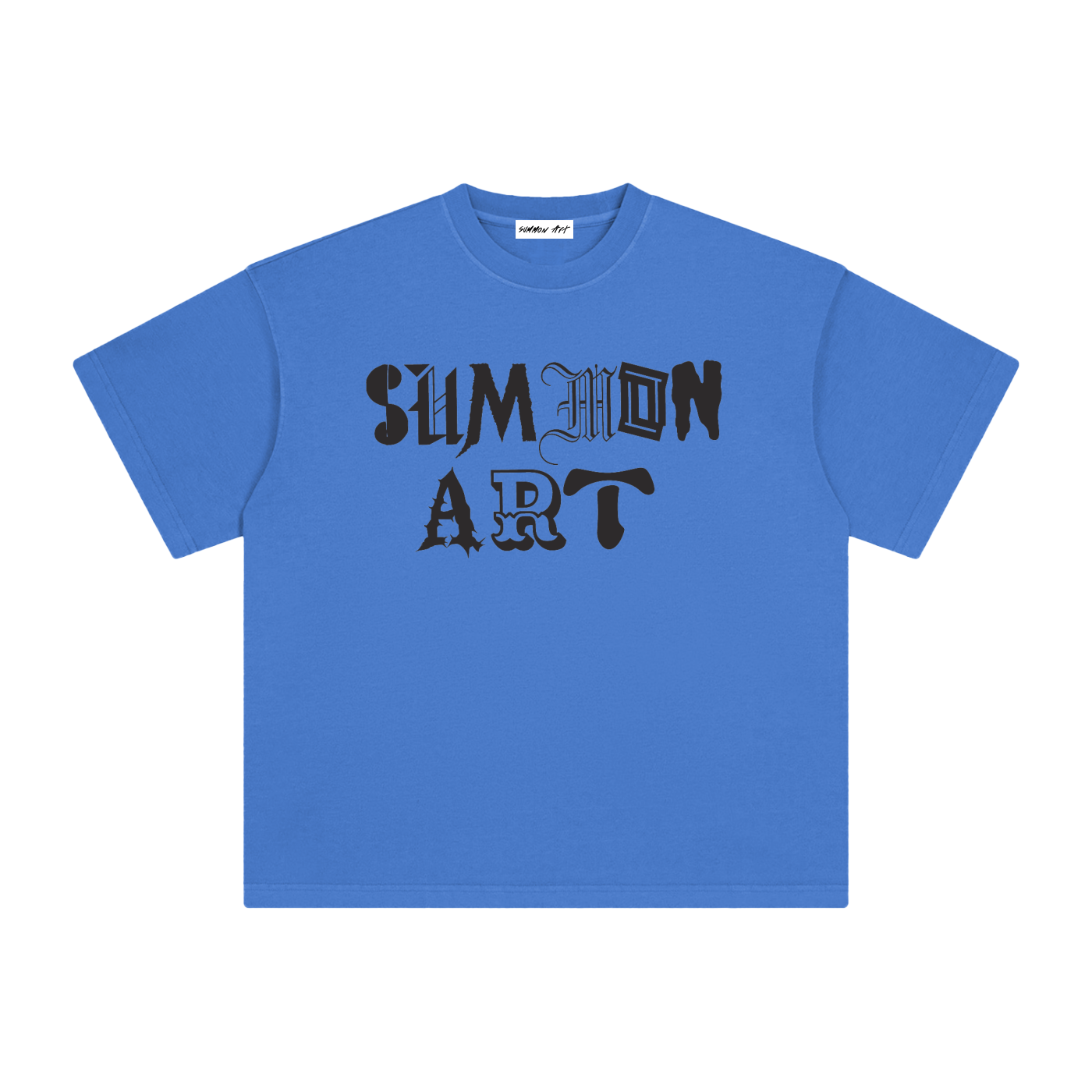 Essential Black & White Logo Vintage Washed Tee
