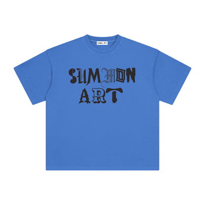 Essential Black & White Logo Vintage Washed Tee