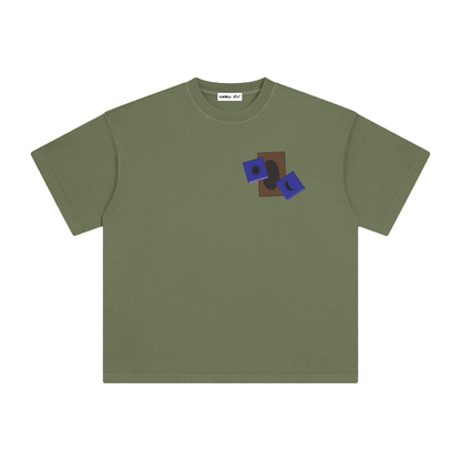 Card & Blue Dice with Logo on Back Vintage Washed Tee