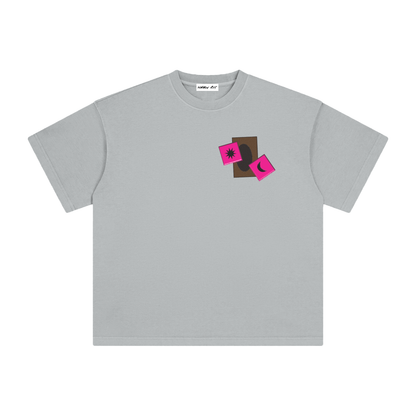 Card & Magenta Dice with Logo on Back Vintage Washed Tee