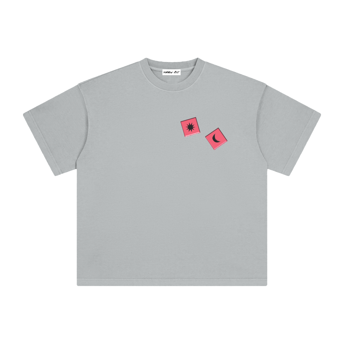 Pink Dice with Logo on Back Vintage Washed Tee