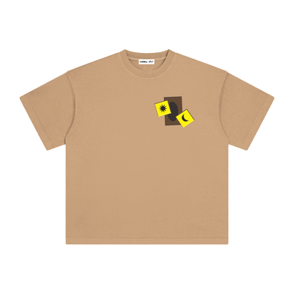 Card & Yellow Dice with Logo on Back Vintage Washed Tee
