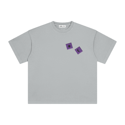 Purple Dice with Logo on Back Vintage Washed Tee
