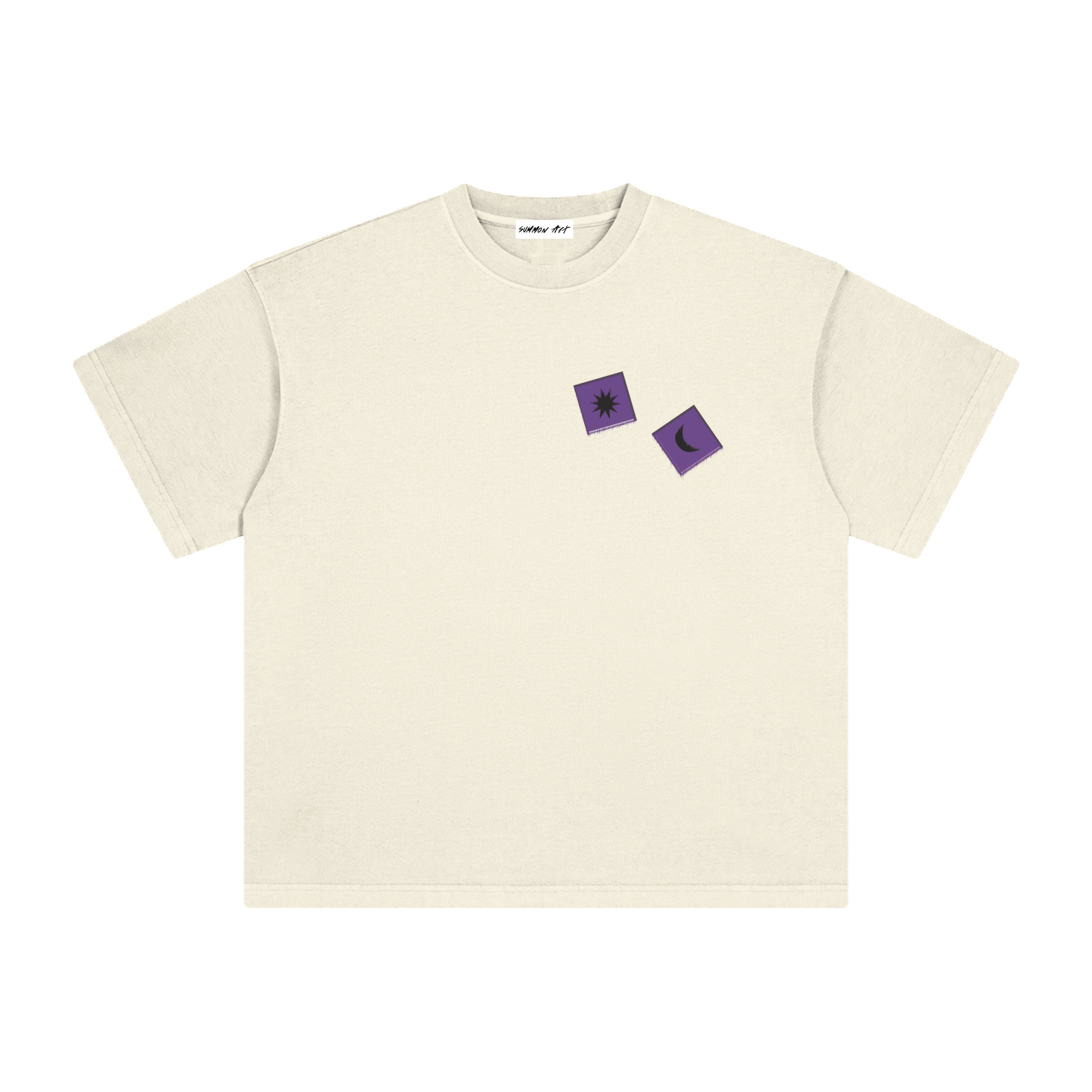 Purple Dice with Logo on Back Vintage Washed Tee