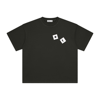 White Dice with Logo on Back Vintage Washed Tee
