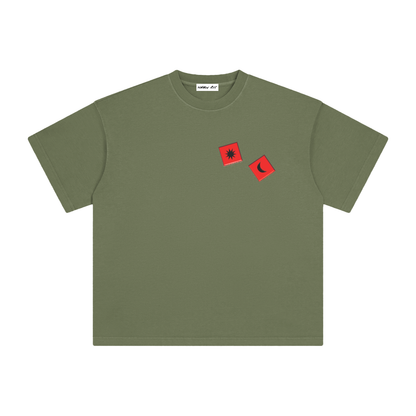 Red Dice with Logo on Back Vintage Washed Tee