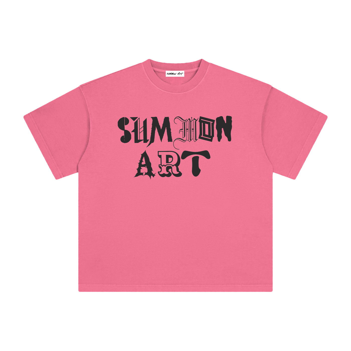 Essential Black & White Logo Vintage Washed Tee