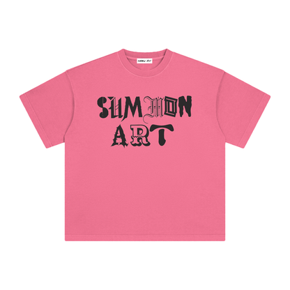 Essential Black & White Logo Vintage Washed Tee