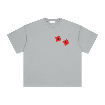 Red Dice with Logo on Back Vintage Washed Tee