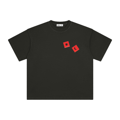 Red Dice with Logo on Back Vintage Washed Tee