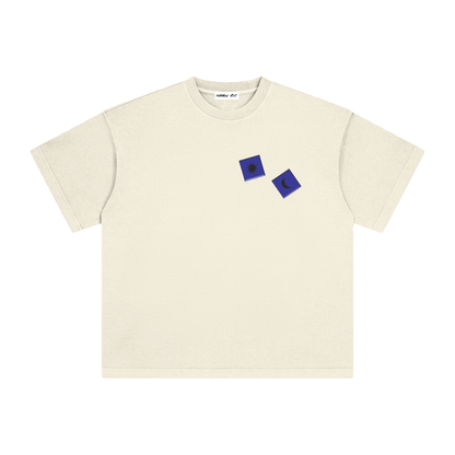 Blue Dice with Logo on Back Vintage Washed Tee