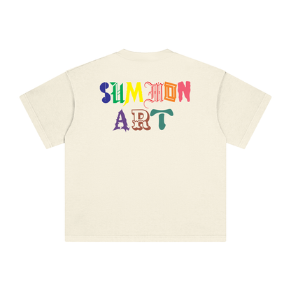 White Dice with Logo on Back Vintage Washed Tee