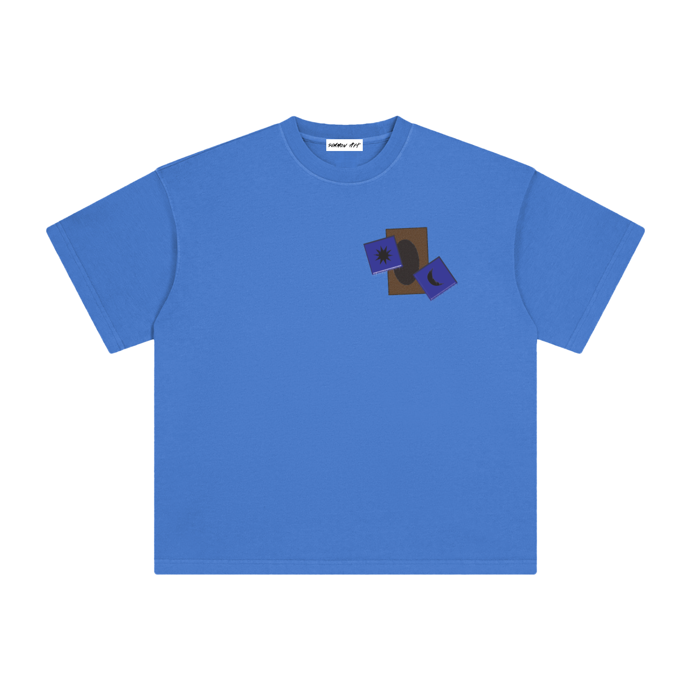 Card & Blue Dice with Logo on Back Vintage Washed Tee