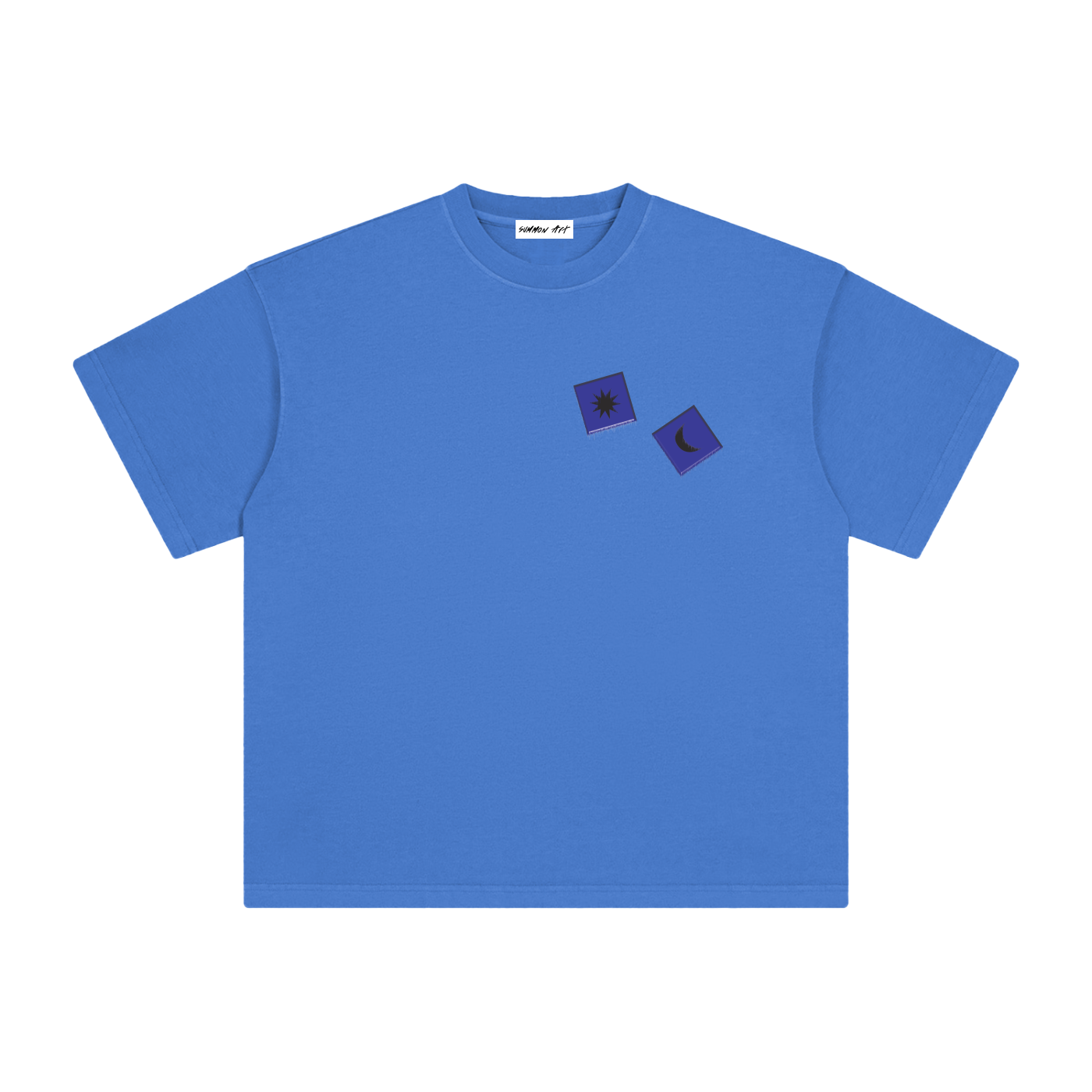 Blue Dice with Logo on Back Vintage Washed Tee