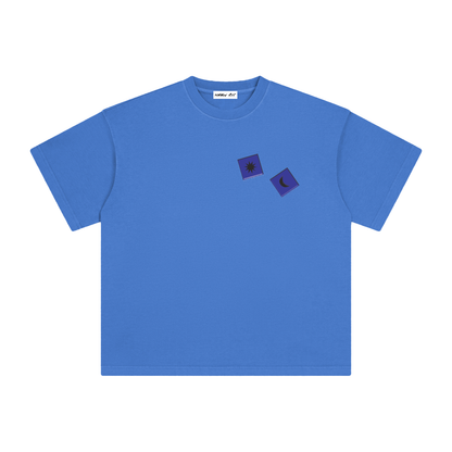 Blue Dice with Logo on Back Vintage Washed Tee