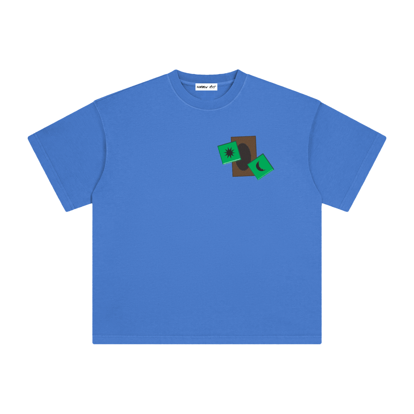 Card & Green Dice with Logo on Back Vintage Washed Tee