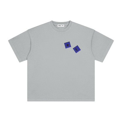 Blue Dice with Logo on Back Vintage Washed Tee