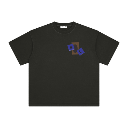 Card & Blue Dice with Logo on Back Vintage Washed Tee