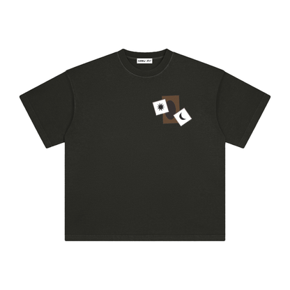 Card & White Dice with Logo on Back Vintage Washed Tee