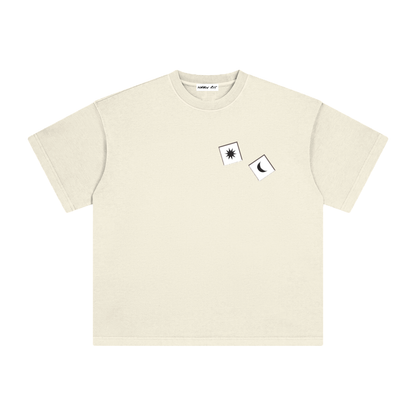 White Dice with Logo on Back Vintage Washed Tee
