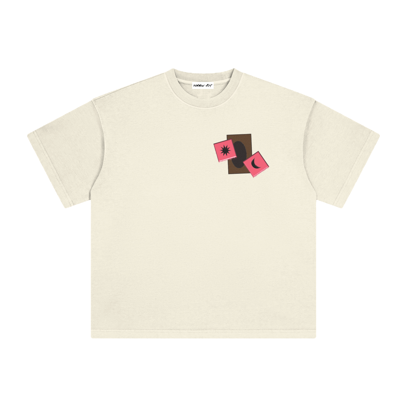 Card & Pink Dice with Logo on Back Vintage Washed Tee