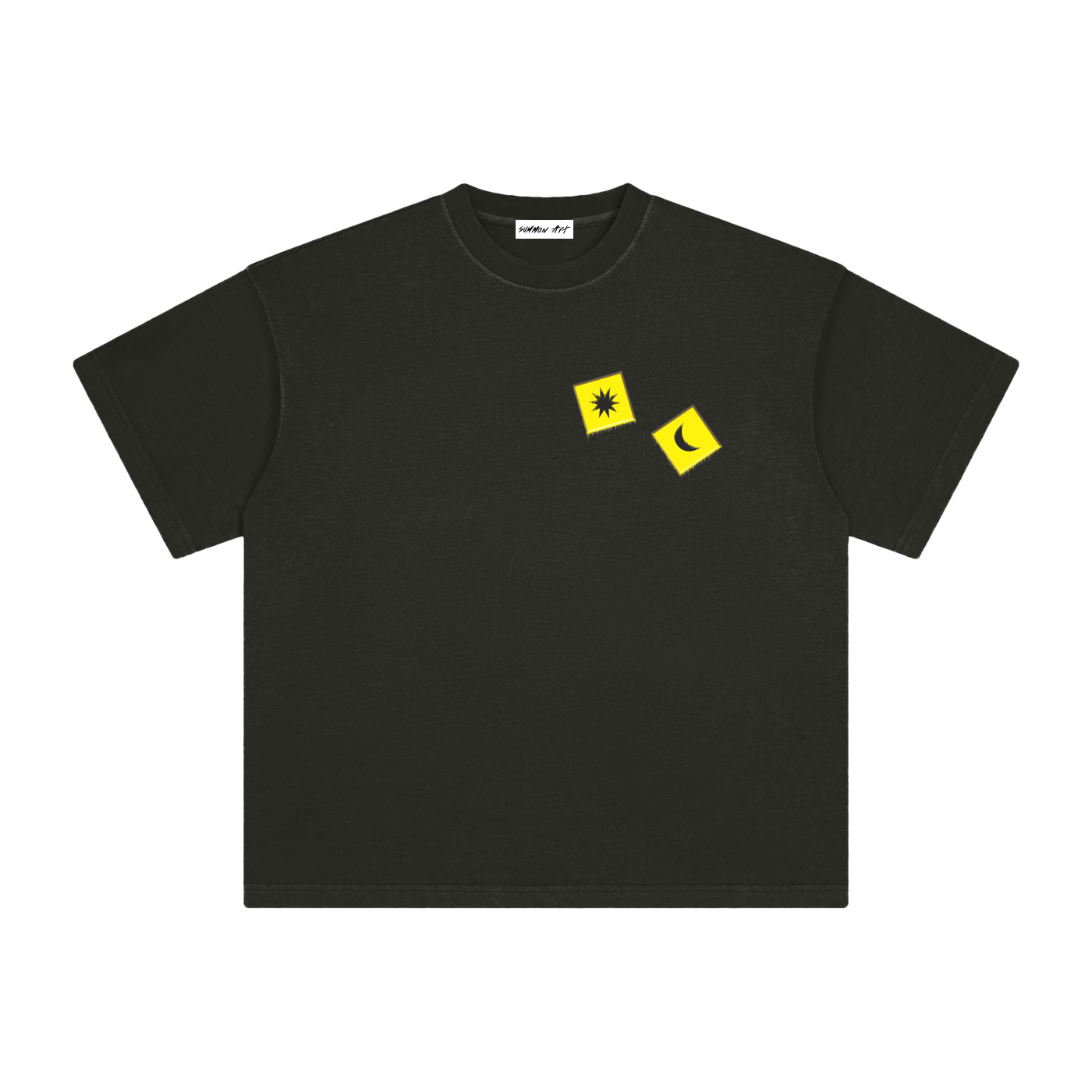 Yellow Dice with Logo on Back Vintage Washed Tee