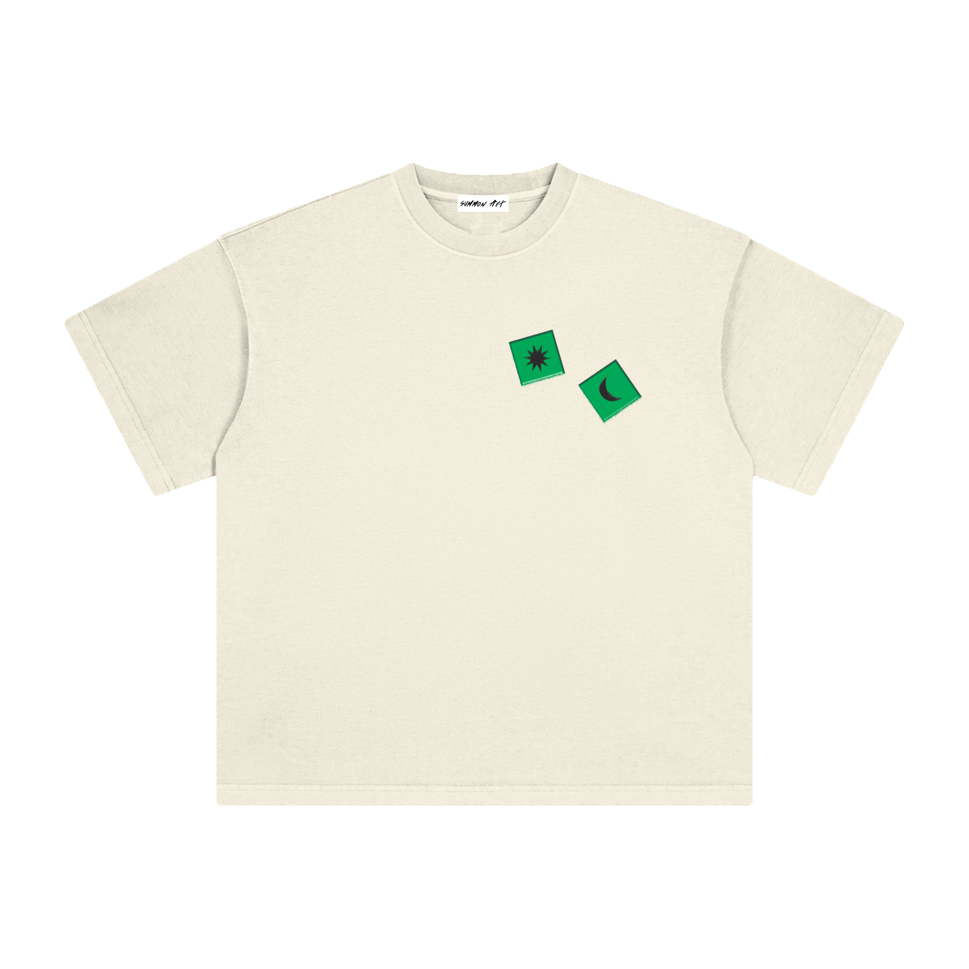 Green Dice with Logo on Back Vintage Washed Tee