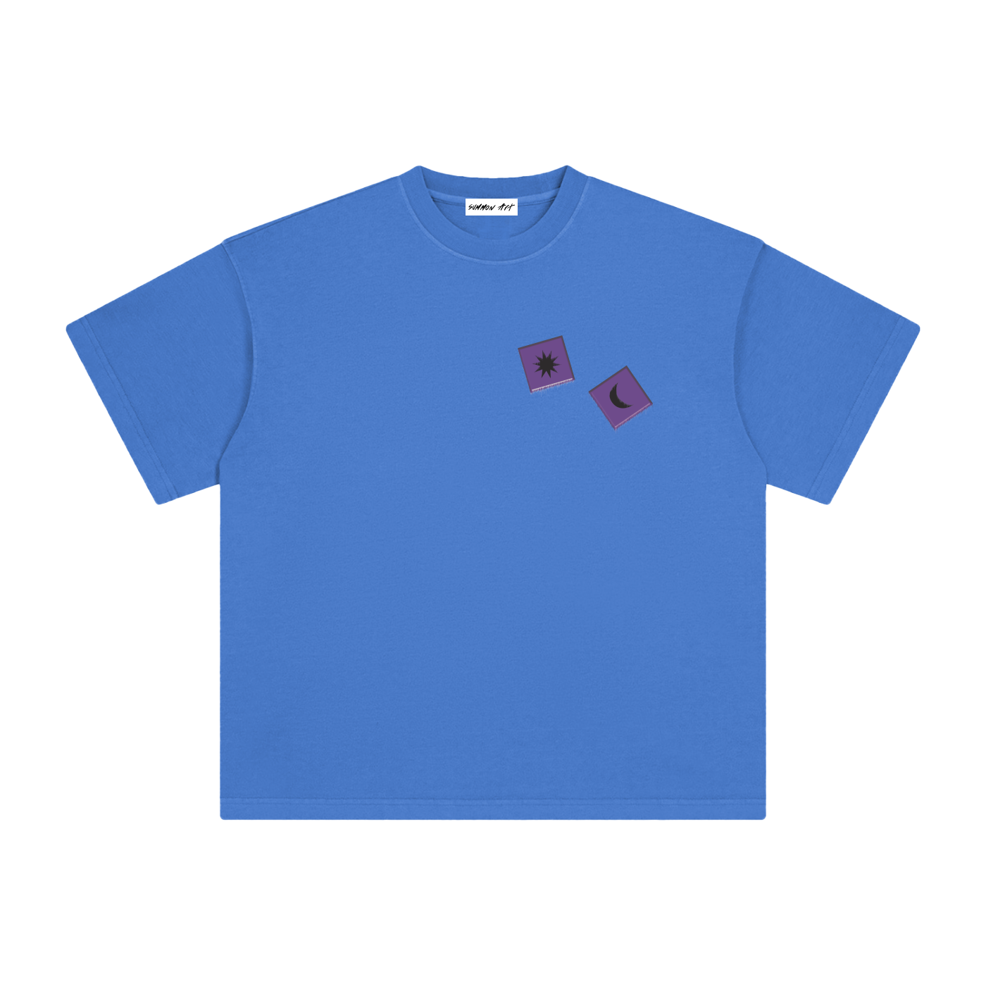 Purple Dice with Logo on Back Vintage Washed Tee