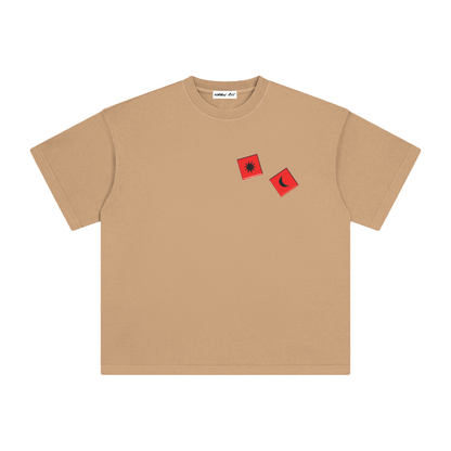 Red Dice with Logo on Back Vintage Washed Tee